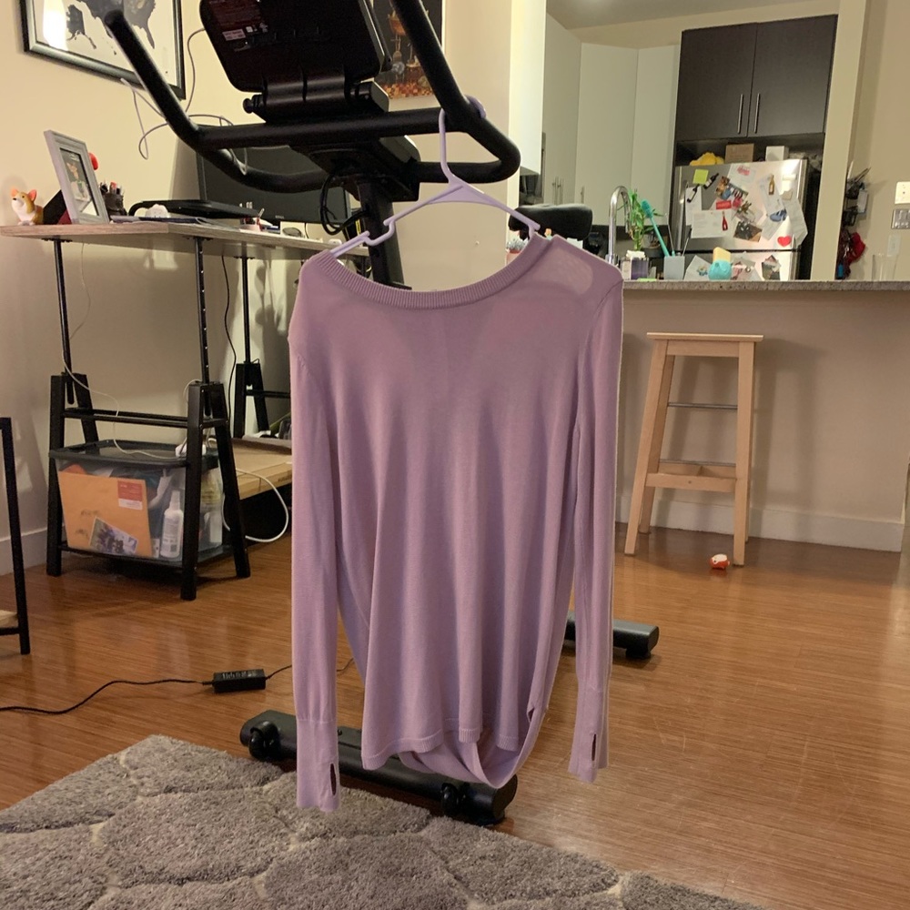 Lululemon open back sweater